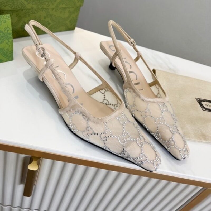 Alternative view of Gucci Women'S Slingback Pump Beige 674668 F13A0 9960