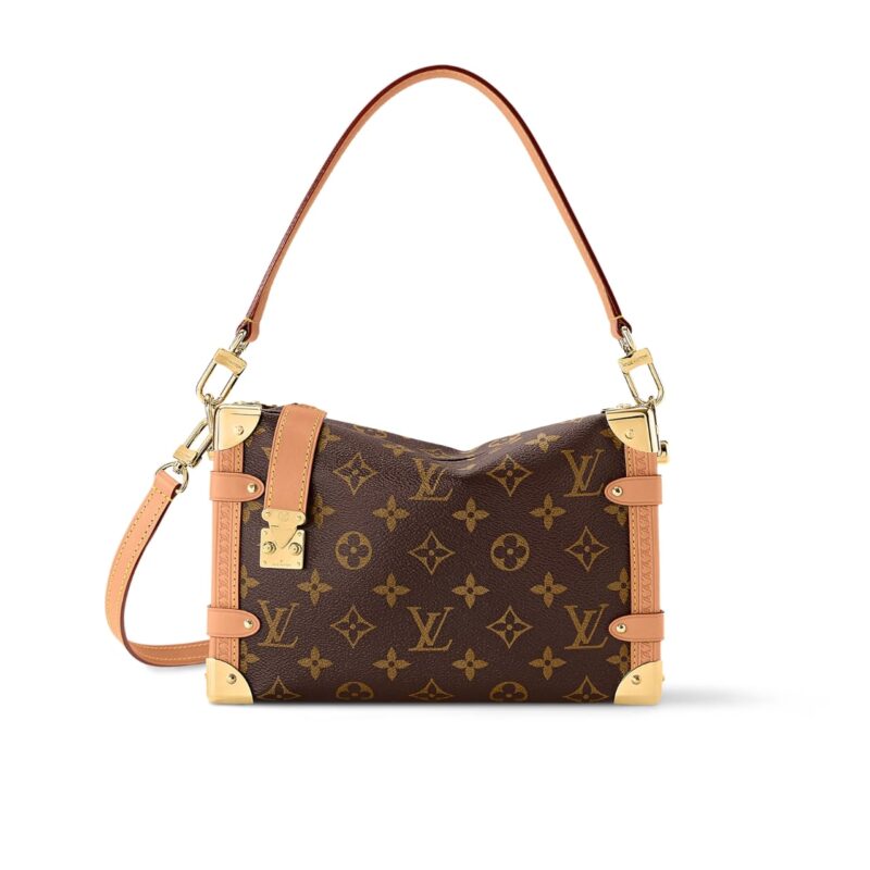LOUIS VUITTON SIDE TRUNK MM MONOGRAM BROWN 23CM M46358