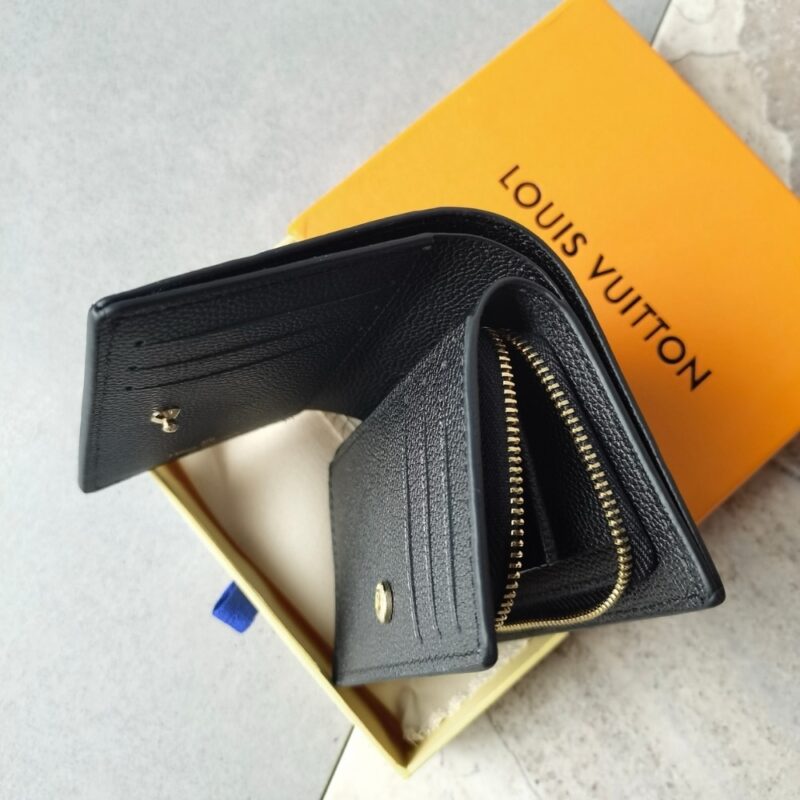 Alternative view of LOUIS VUITTON CLÉA WALLET MONOGRAM EMPREINTE LEATHER BLACK 11CM M80151