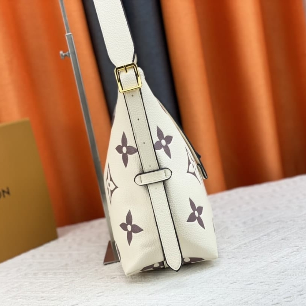 Louis Vuitton Carryall PM Bicolor Monogram Empreinte White Purple 29Cm - Image 3