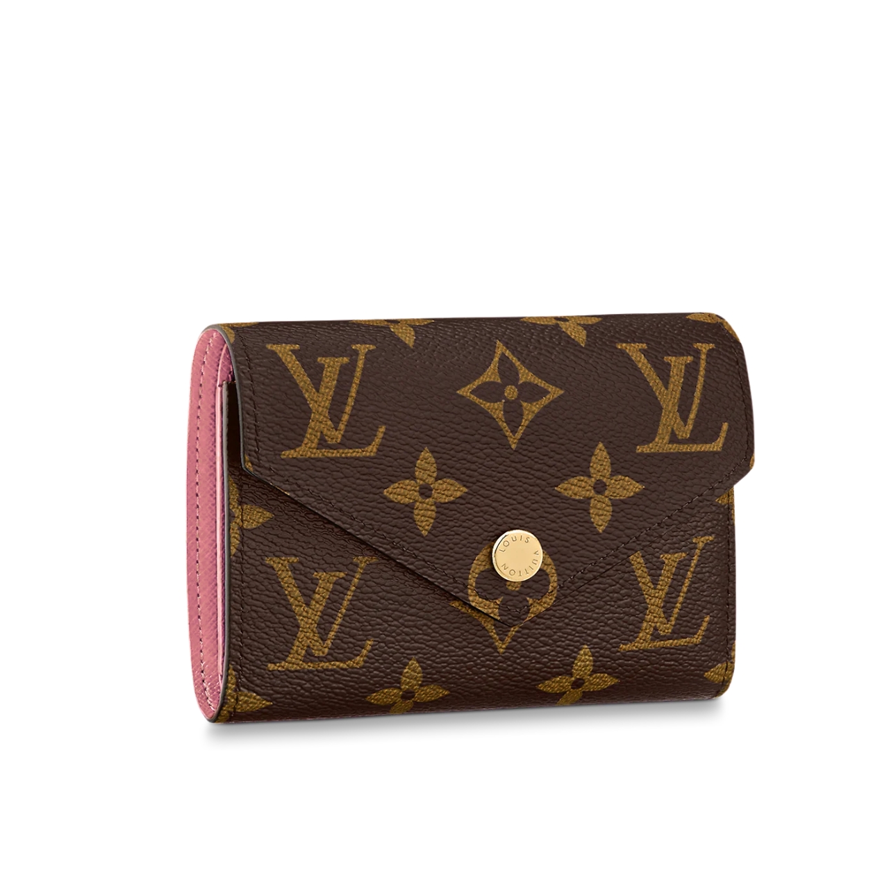 LOUIS VUITTON VICTORINE WALLET MONOGRAM ROSE BALLERINE 12CM M62360