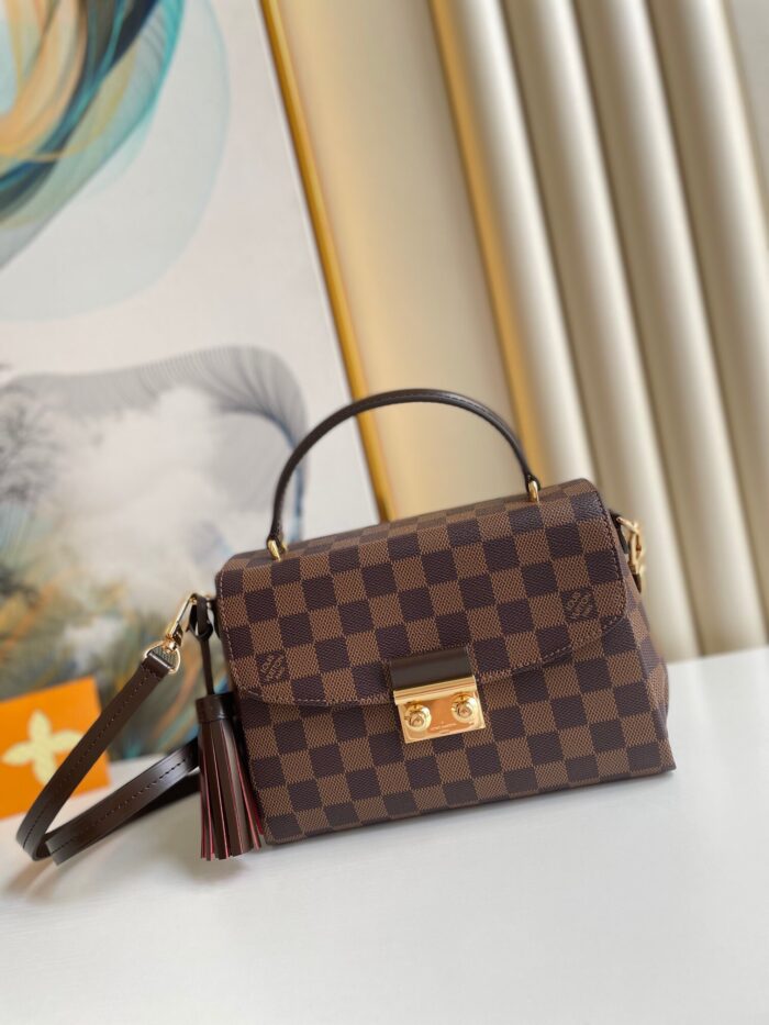 Alternative view of LOUIS VUITTON DAMIER EBENE CROISETTE 25CM N53000