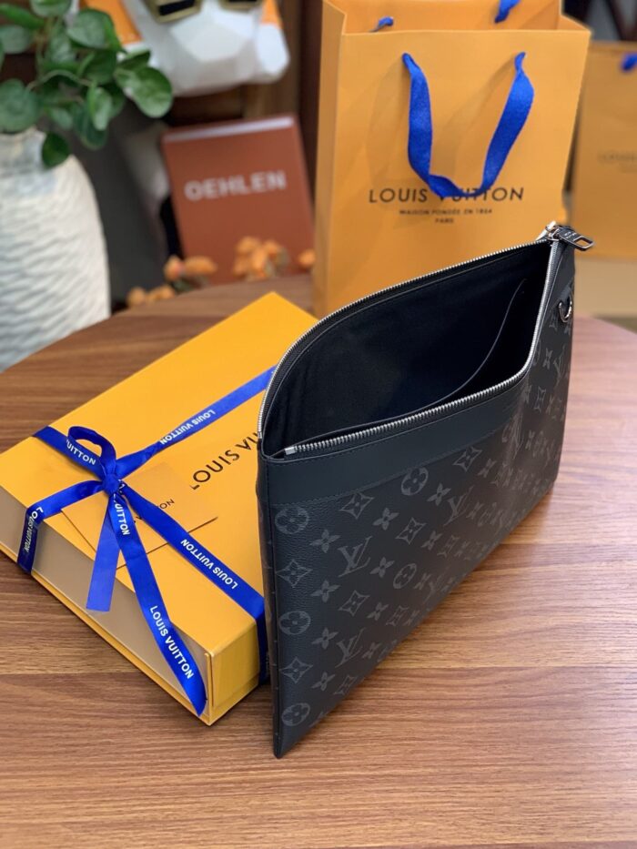Alternative view of Louis Vuitton Discovery Pochette Monogram Eclipse Clutch M62291