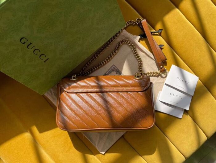 Alternative view of GUCCI MARMONT MINI MATELASSE SHOULDER BAG 446744 0OLFT 2535