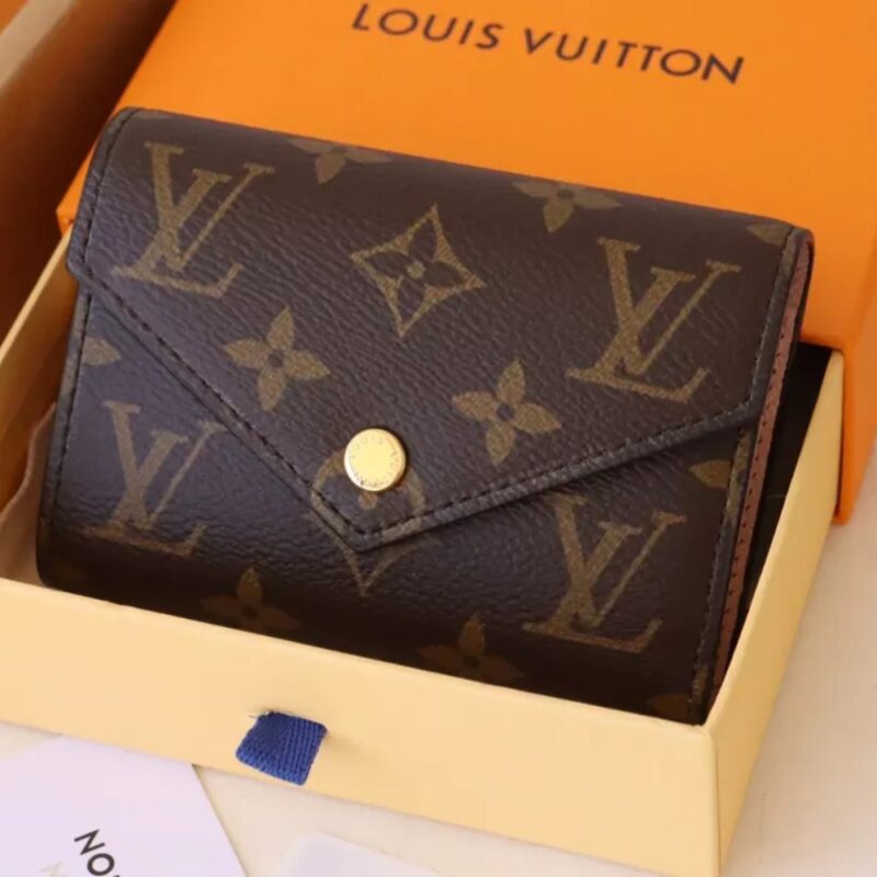 Alternative view of LOUIS VUITTON VICTORINE WALLET MONOGRAM ROSE BALLERINE 12CM M62360