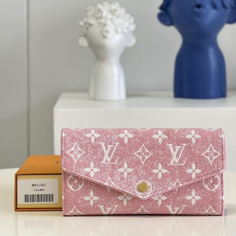 Alternative view of LOUIS VUITTON SARAH WALLET ROSE PINK 19CM M81182