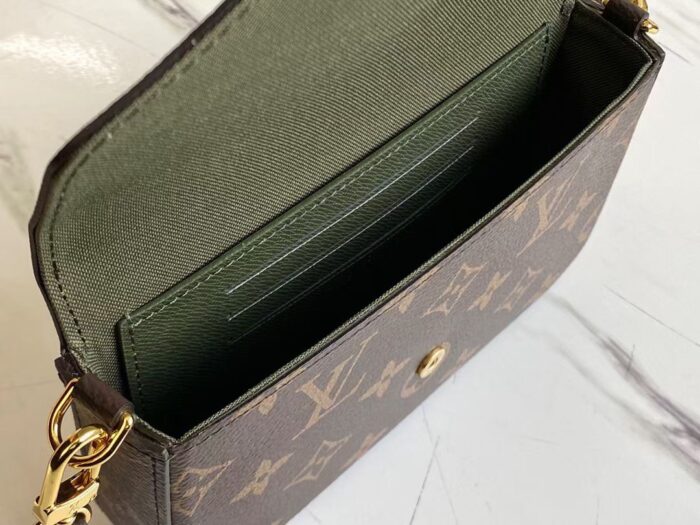 Alternative view of LOUIS VUITTON FÉLICIE STRAP & GO 17CM GREEN M80091