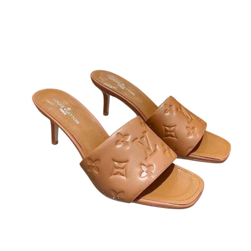 LOUIS VUITTON REVIVAL MULE BROWN