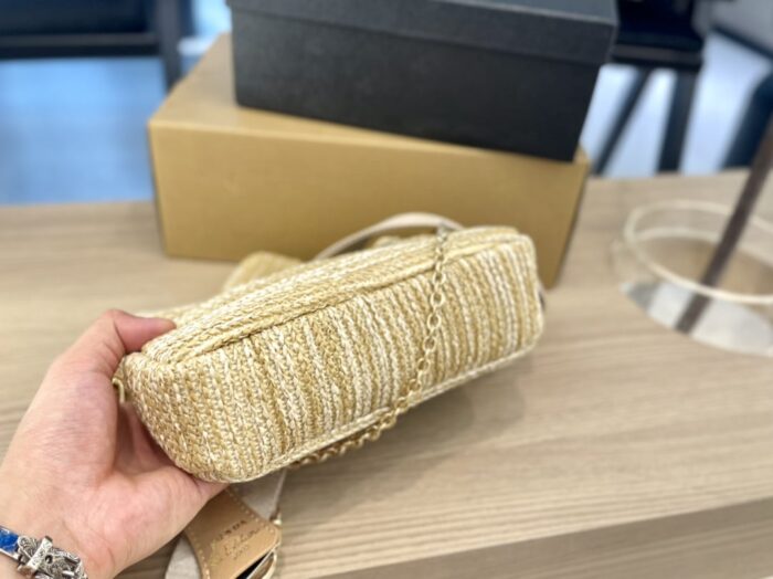 Alternative view of PRADA RE-EDITION 2005 RAFFIA BAG TAN 1BH2042A2TF0018VV9L