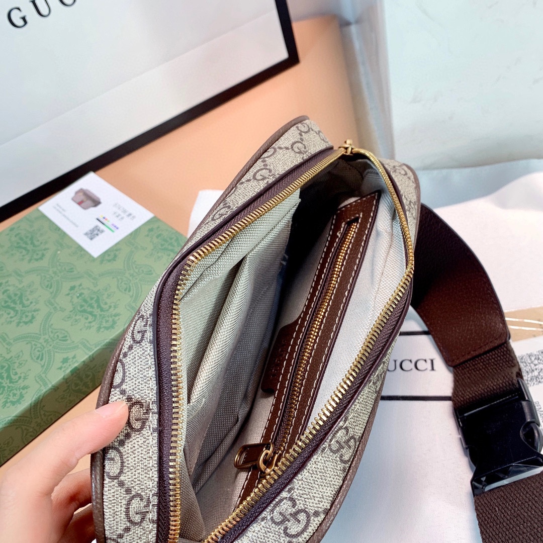 GUCCI GG OPHIDIA BELT BROWN BAG 24CM 574796 97SIT 8747 - Image 3