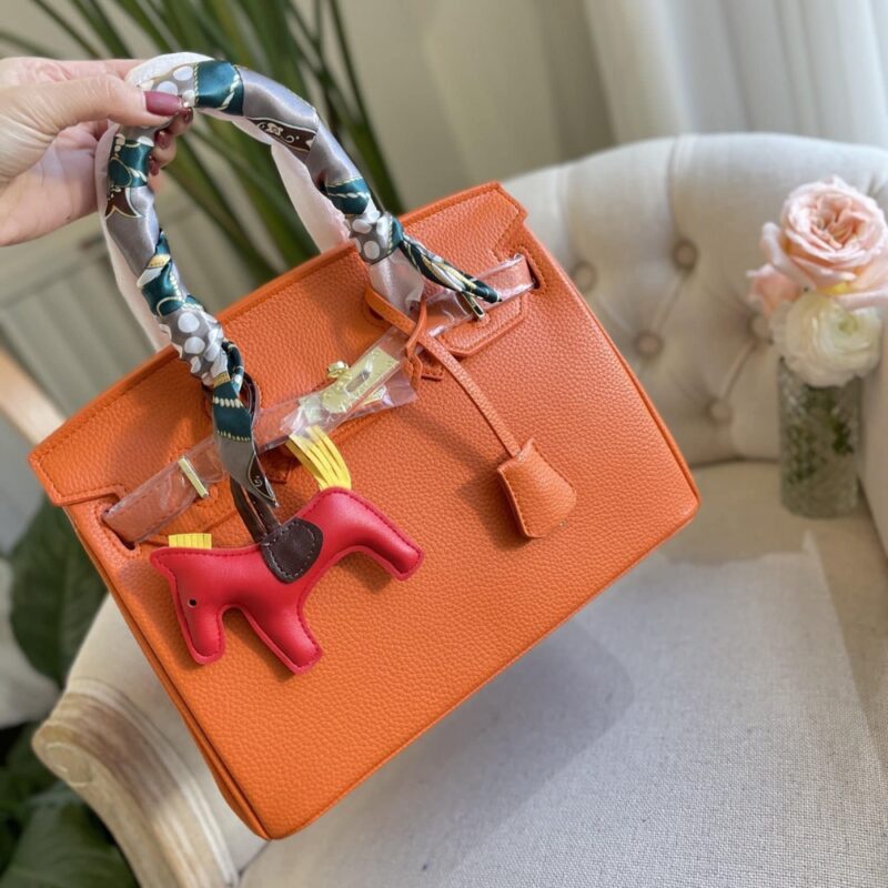 Alternative view of Hermes Birkin 35 Togo Leather Gold Hardware Orange 35Cm