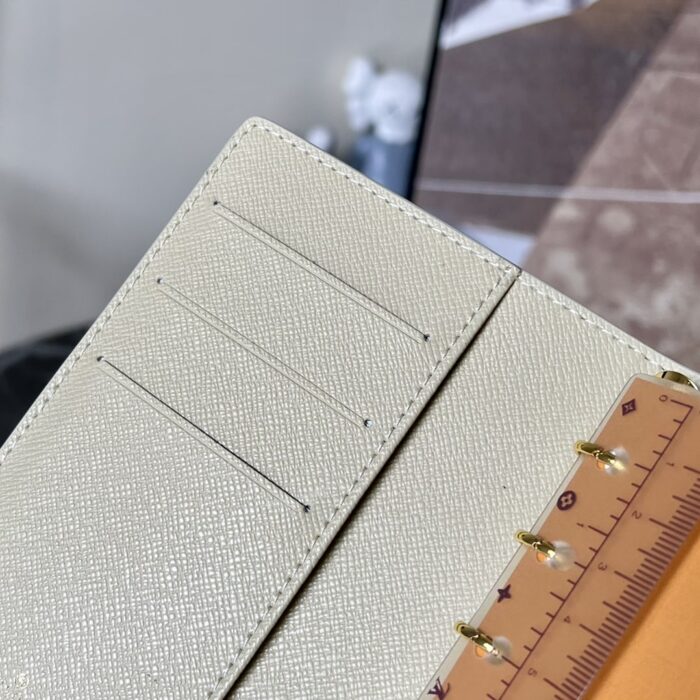 Alternative view of Louis Vuitton Damier Azur Canvas 14cm White