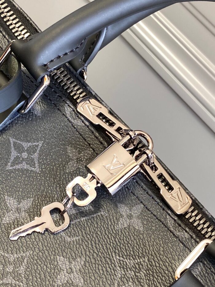 Alternative view of LOUIS VUITTON KEEPALL BANDOULIÈRE 50 MONOGRAM ECLIPSE M40605