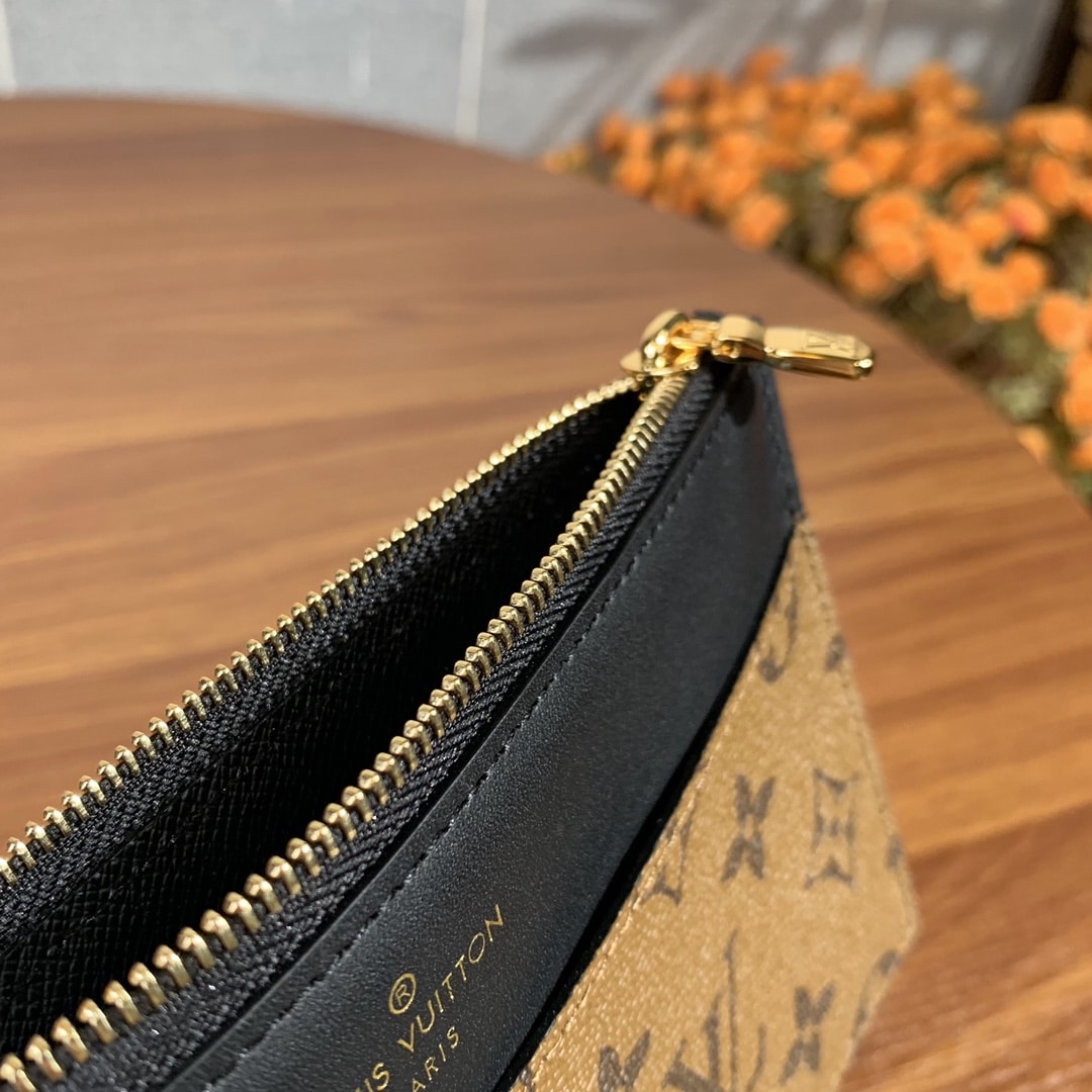 LOUIS VUITTON MONOGRAM SLIM PURSE BROWN M80390 - Image 5