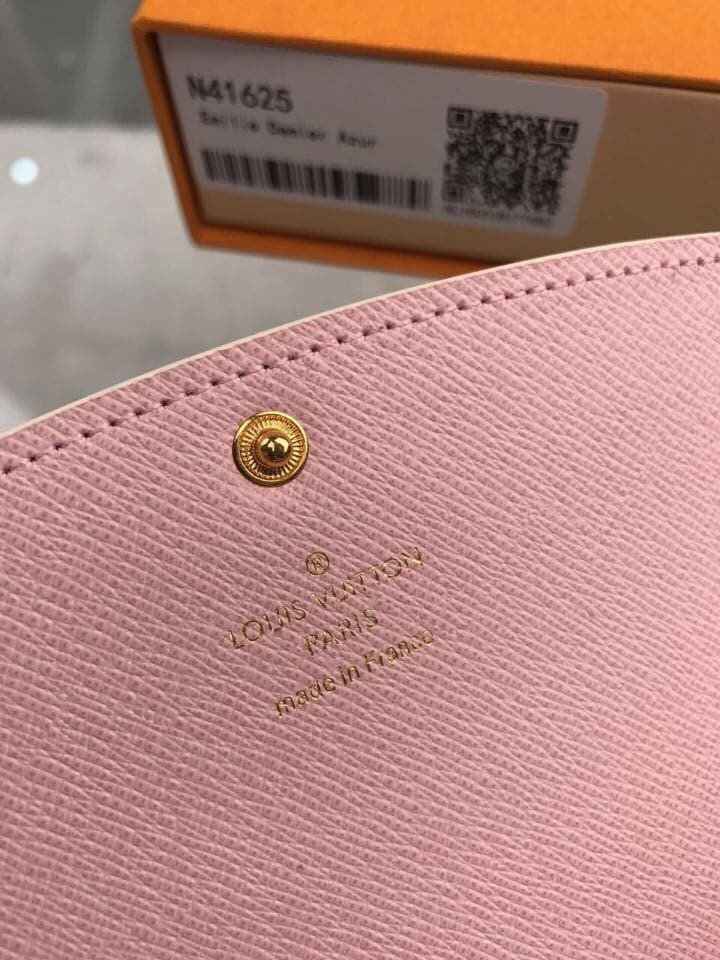 Louis Vuitton Emilie Wallet Rose Ballerine Pink N41625 - Image 9