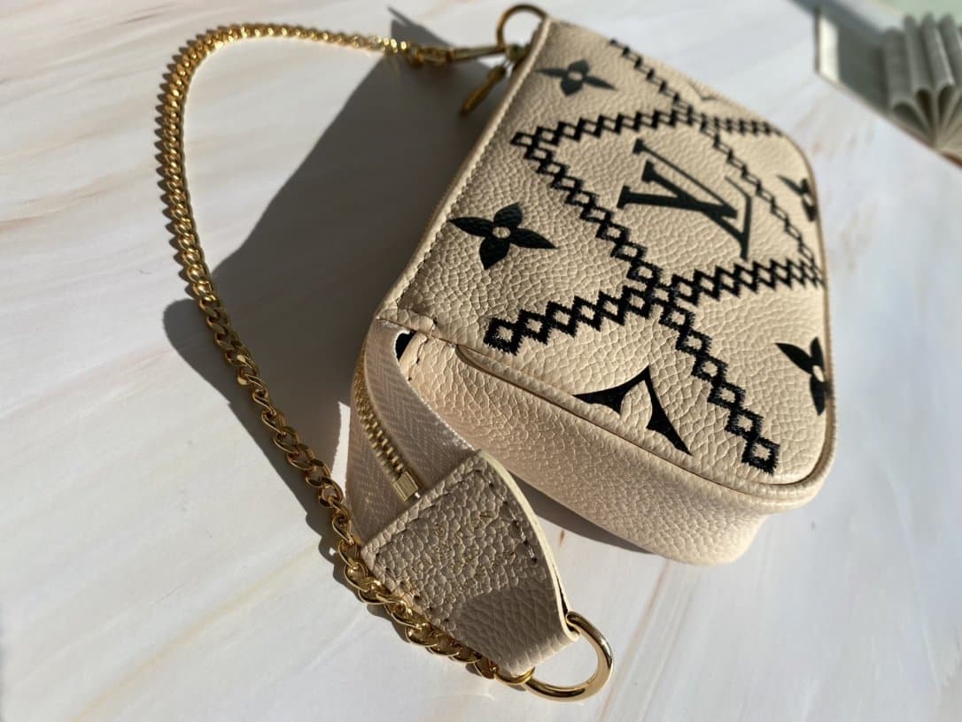 LOUIS VUITTON MINI POCHETTE ACCESSOIRES WHITE M81140 - Image 6