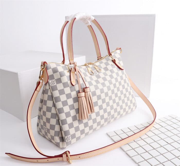 Alternative view of LOUIS VUITTON LYMINGTON DAMIER AZUR CANVAS BEIGE 35CM N40022
