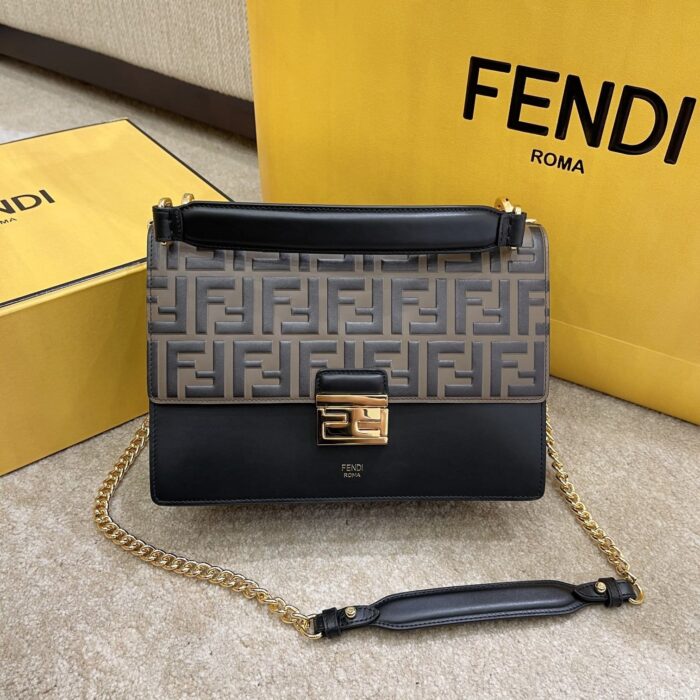 Alternative view of FENDI KAN I BLACK 8BT315A5TZF13WB