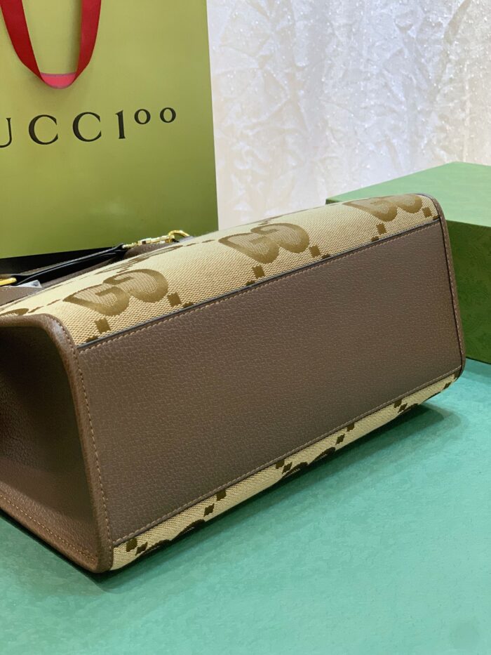 Alternative view of GUCCI TOTE BAG WITH JUMBO GG CAMEL 31CM  678839 UKMDG 2570