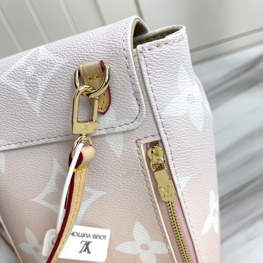 LOUIS VUITTON BLUSH OMBRE BACKPACK BELT BAG PINK 19CM - Image 7