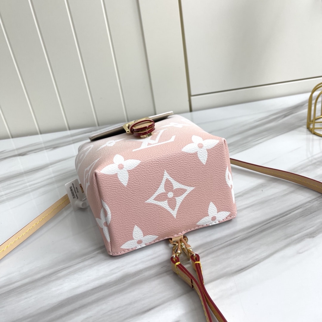 LOUIS VUITTON BLUSH OMBRE BACKPACK BELT BAG PINK 19CM - Image 4