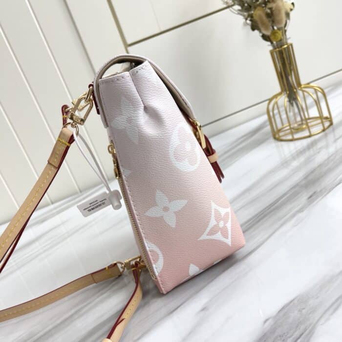 Alternative view of LOUIS VUITTON BLUSH OMBRE BACKPACK BELT BAG PINK 19CM