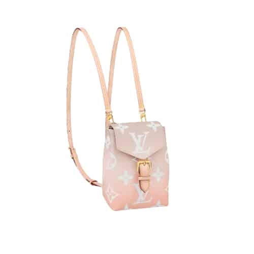 LOUIS VUITTON BLUSH OMBRE BACKPACK BELT BAG PINK 19CM