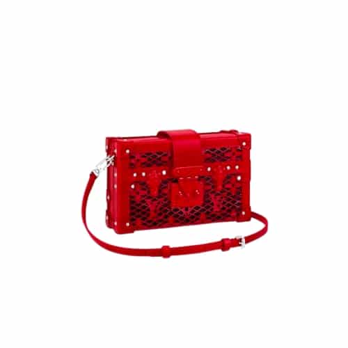 LOUIS VUITTON PETITE MALLE BAG RED M20354