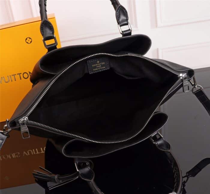 Alternative view of LOUIS VUITTON HAUMEA TOTE BAG IN BLACK 40CM