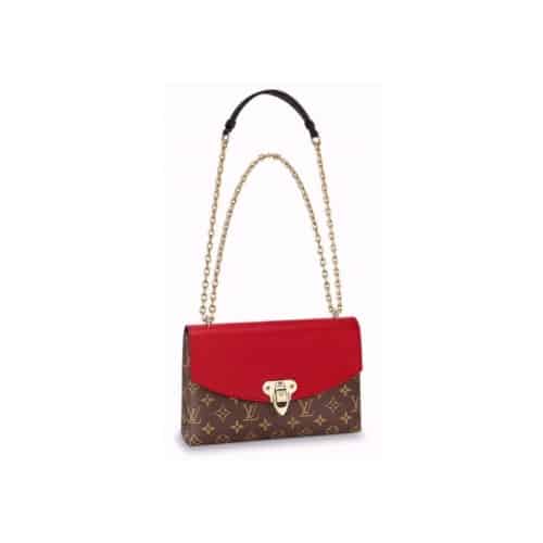 LOUIS VUITTON SAINT PLACIDE BAG IN RED 27CM