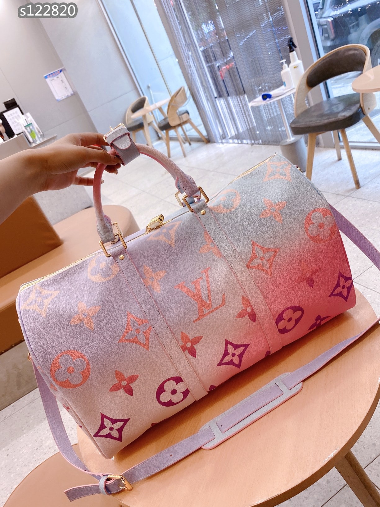 LOUIS VUITTON KEEPALL SUNRISE PASTEL 50CM M59943 - Image 9