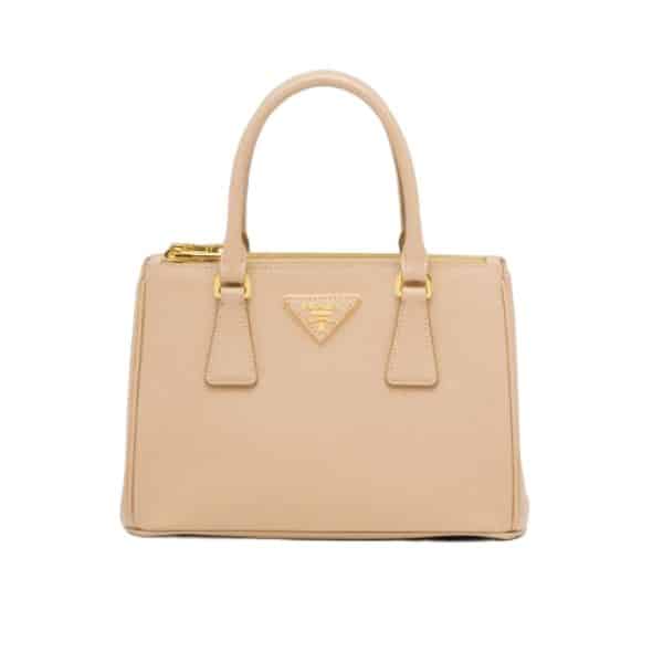 PRADA SMALL GALLERIA SAFFIANO LEATHER BAG BEIGE 1BA896_NZV_F0036_V_OOO