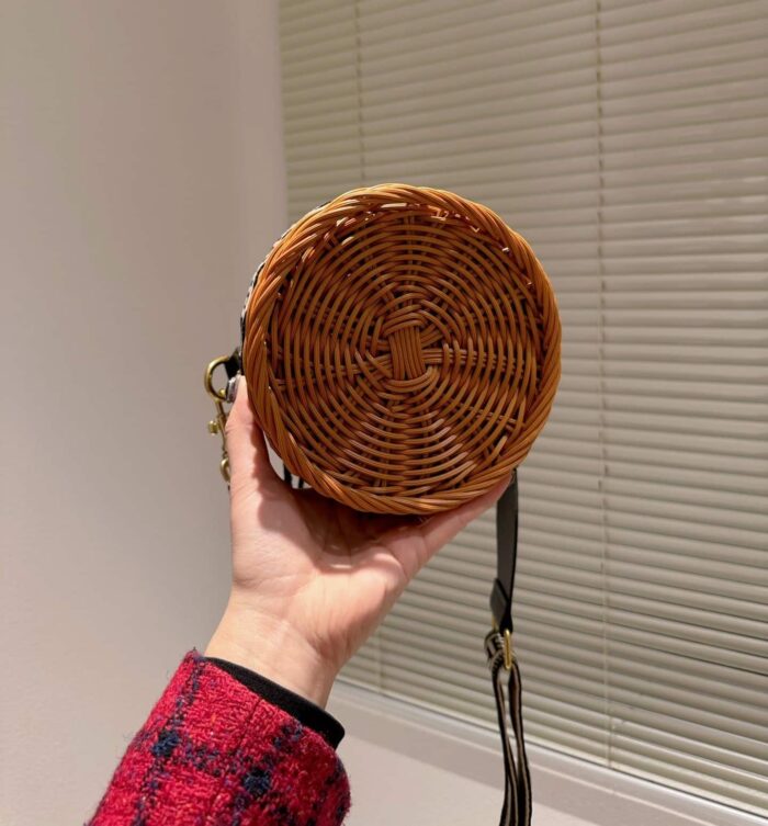 Alternative view of DIOR WICKER BUCKET BAG 18CM