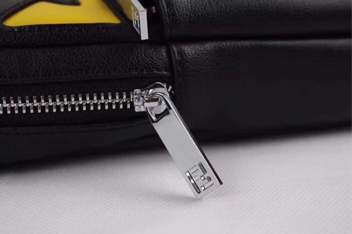 Alternative view of FENDI CROSSBODY HALLOWEEN BLACK BAG 26CM