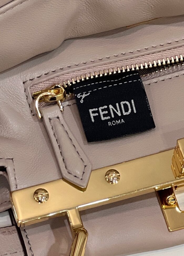 Alternative view of FENDI PEEKABOO BAG BEIGE 24CM