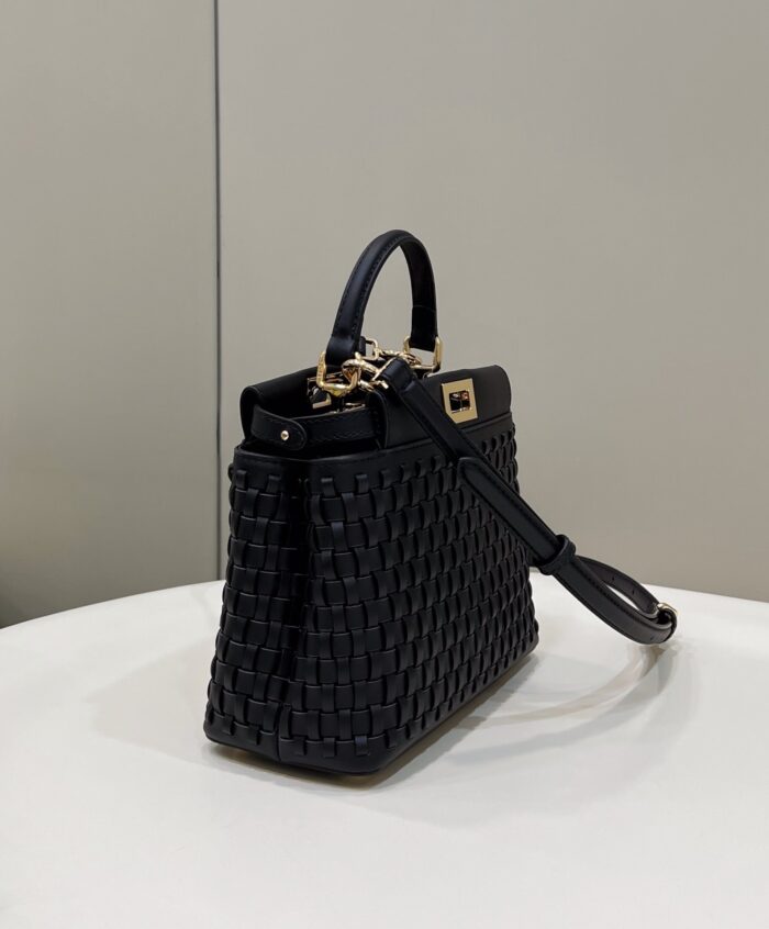Alternative view of FENDI PEEKABOO BAG BLACK 24CM
