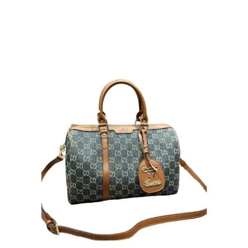 GUCCI BOSTON PILLOW BAG BLUE 30CM