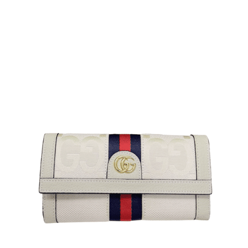 GUCCI OPHIDIA UKMDG WALLET WHITE 19CM 523153 UKMDG 2570