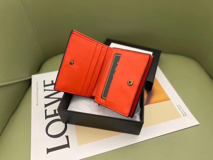 Alternative view of GUCCI SUPREME CANVAS CARD CASE WALLET WITH CHERRIES RED LEATHER INSIDE 10CM 476050