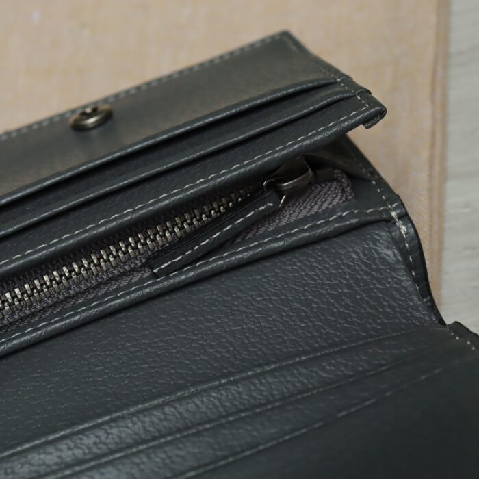 Alternative view of GUCCI OPHIDIA GG CARD CASE HOLDER GRAY 11CM
