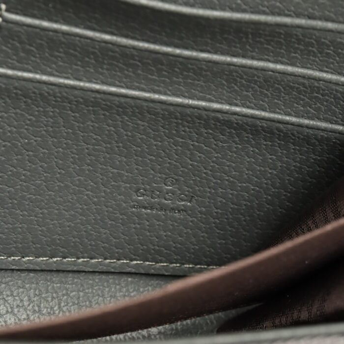 Alternative view of GUCCI OPHIDIA GG CARD CASE HOLDER GRAY 19CM 734943 UULBN 1244