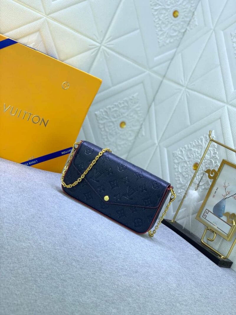 Alternative view of LOUIS VUITTON FÉLICIE POCHETTE NAVY BLUE M64099