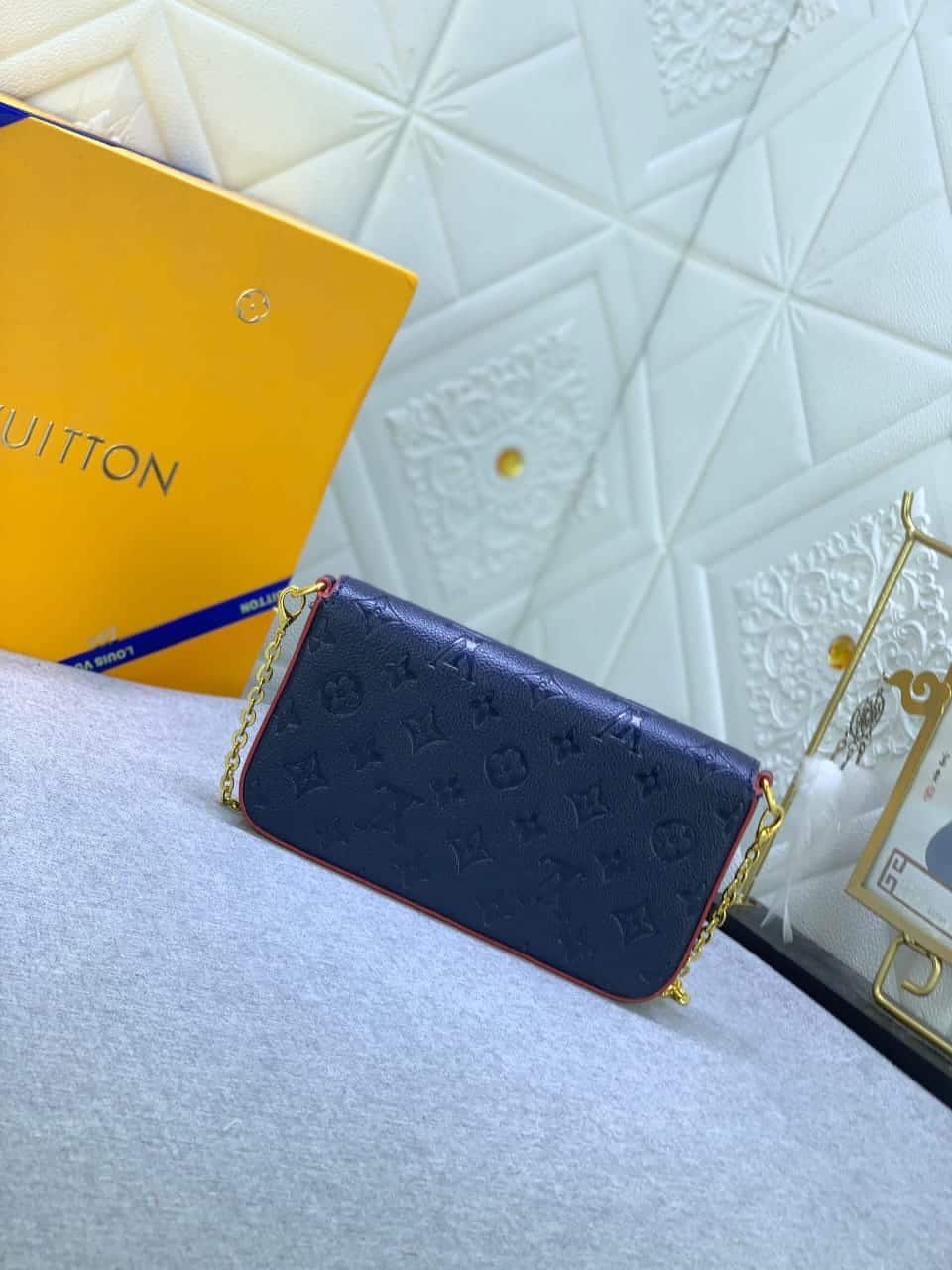LOUIS VUITTON FÉLICIE POCHETTE NAVY BLUE M64099 - Image 3