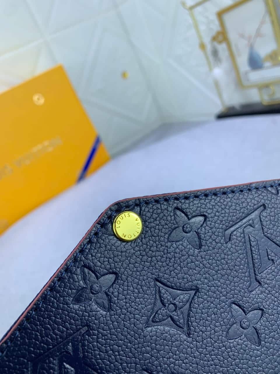 LOUIS VUITTON FÉLICIE POCHETTE NAVY BLUE M64099 - Image 6