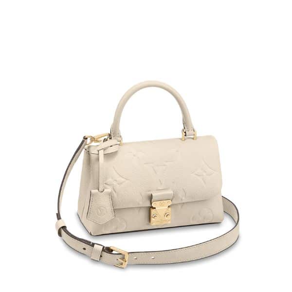 LOUIS VUITTON MADELEINE BB CREAM BEIGE 24CM M46008