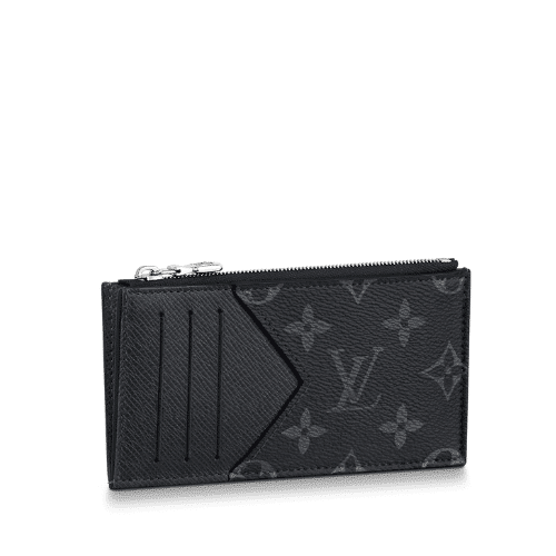 LOUIS VUITTON COIN CARD HOLDER TAIGARAMA 14.5CM BLACK M30271