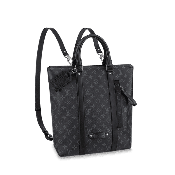 LOUIS VUITTON TOTE BACKPACK IN BLACK 39CM M45221