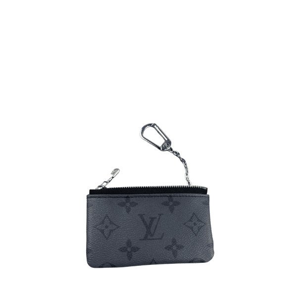 LOUIS VUITTON MONOGRAM KEY POUCH GREY M62650
