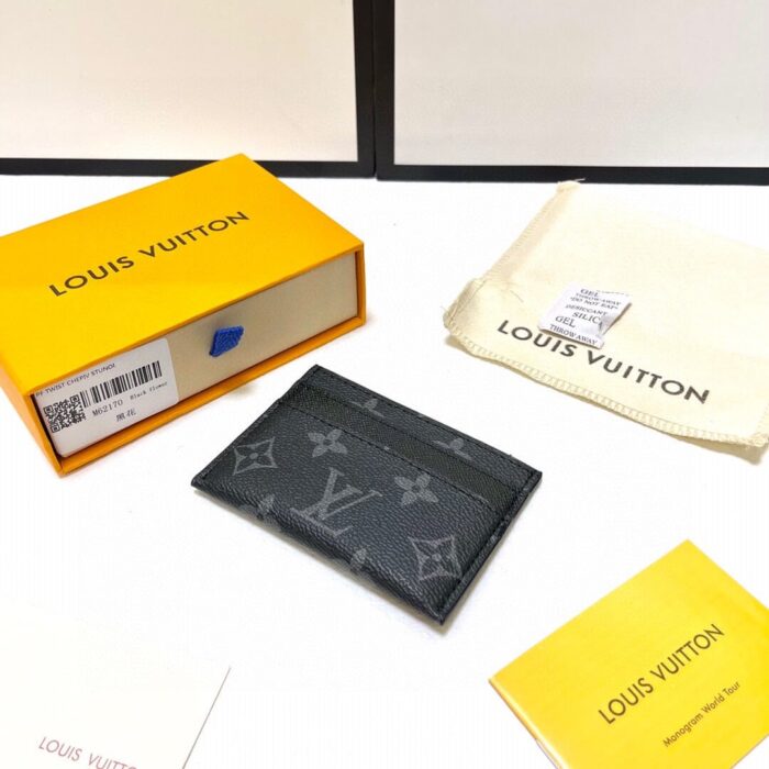 Alternative view of LOUIS VUITTON CARD HOLDER MONOGRAM ECLIPSE 9CM M62170