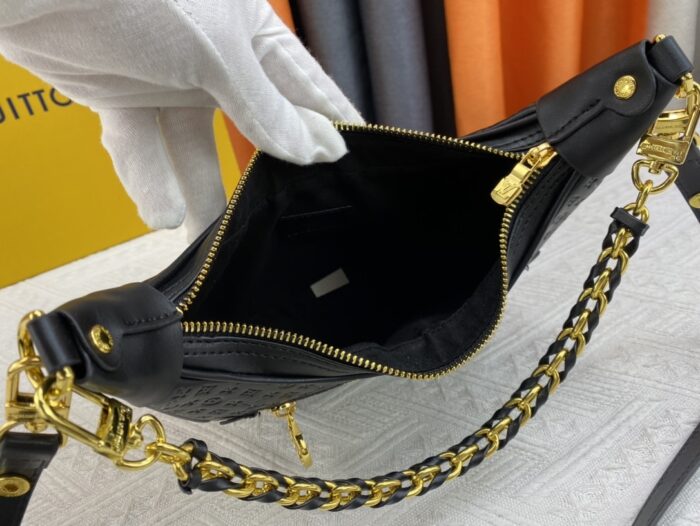 Alternative view of LOUIS VUITTON LOOP BAGUETTE BAG BLACK 23CM M22591